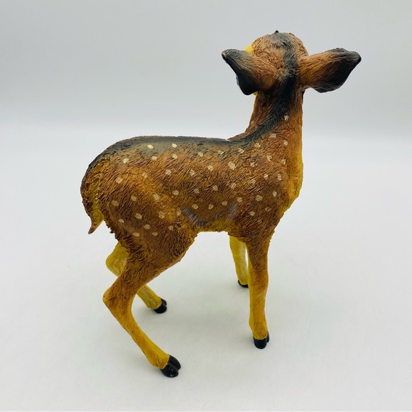 Vintage Fawn Deer Figurine Spotted Ashton Drake Galleries Heavy 1995 - Picture 7 of 10
